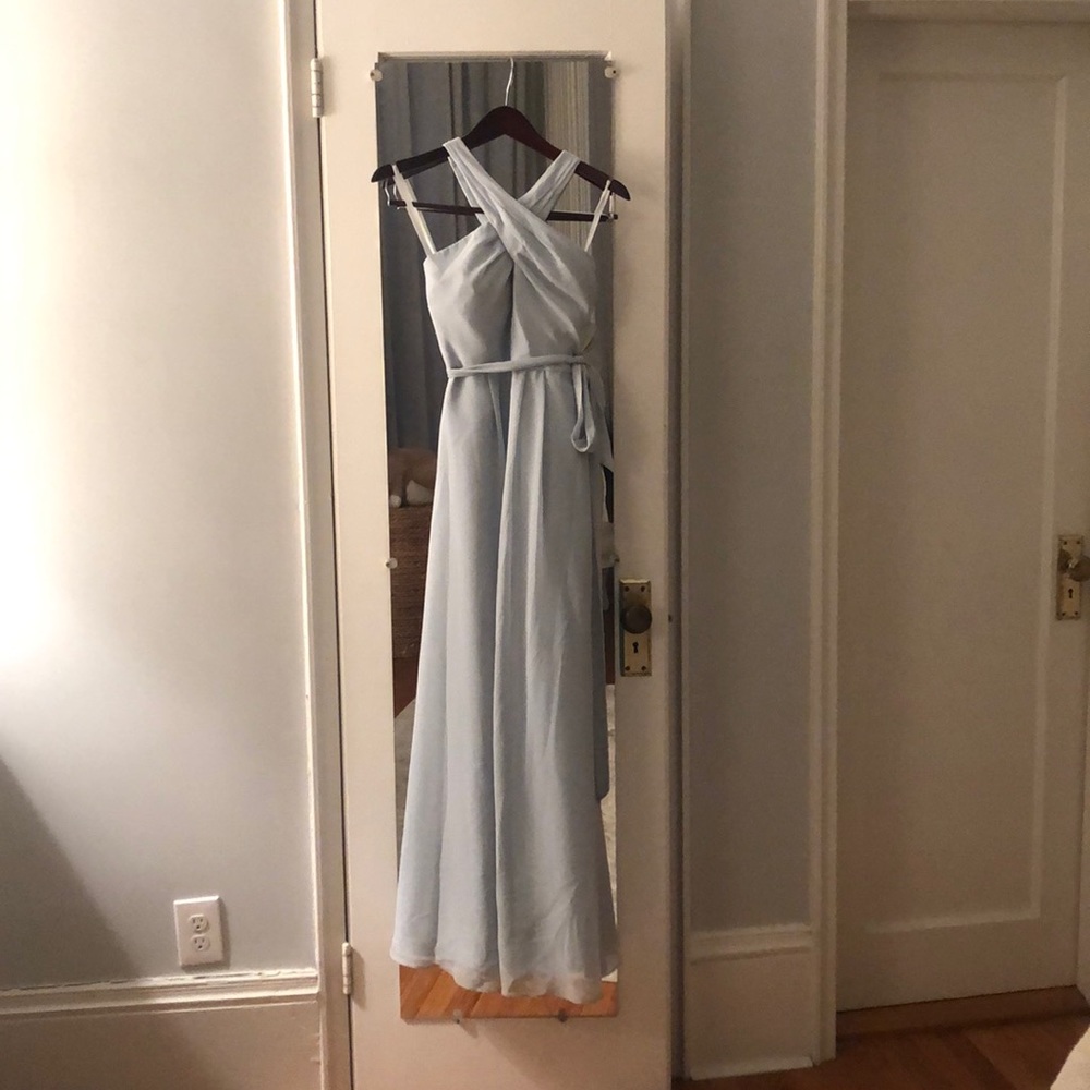 Kennedy Blue Elena Bridesmaids Dress in Seaglass